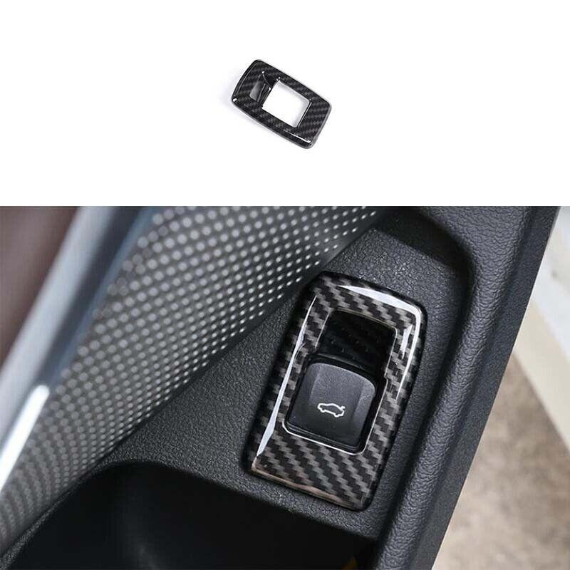 Rear Door Switch For BMW 4-Series 2021-2023 Tailgate Cover Trim ABS Carbon Fibre