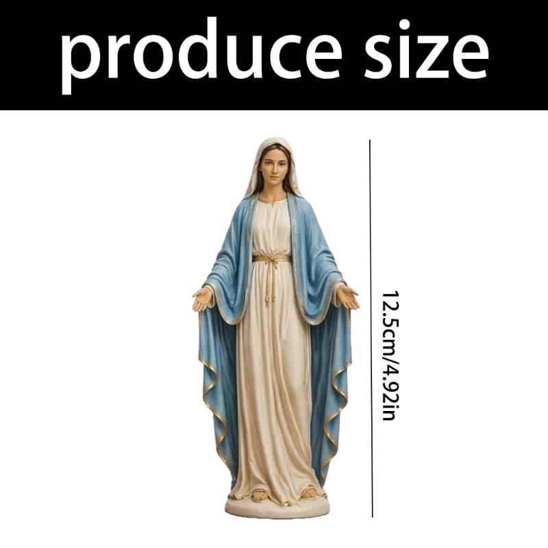 Großzügige Jungfrauen Statue, Jungfrau Maria Figuren Katholisches Geschenk Religiöse Statuen Skulpturen Outdoor Indoor Heimdekorationen