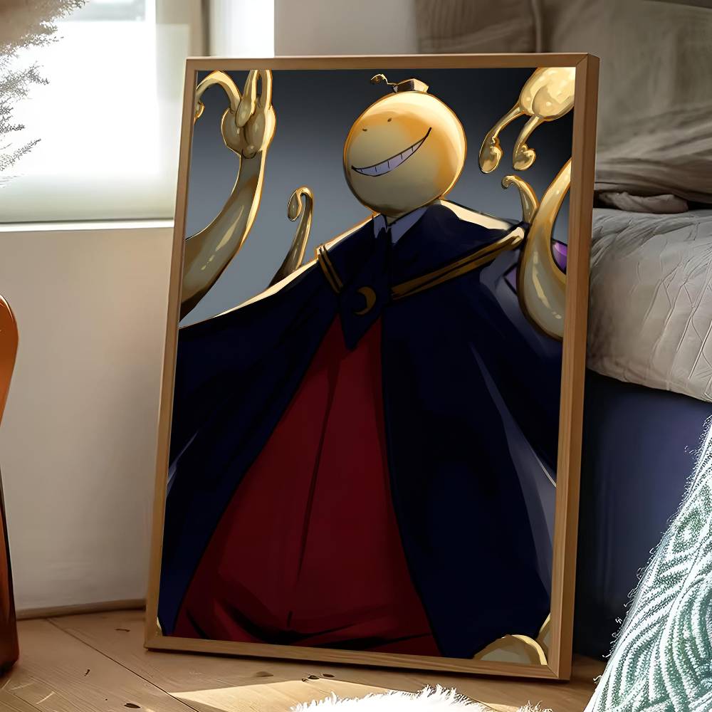 A-Assassination Classroom Poster Sticker Print Waterproof Wall Art For Living Room Bedroom Home Decor