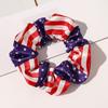 DamenHaargummi Weich Fest Haltbar Dehnbar Nützlich Hohe Elastizität Gummiband Amerikanische Flagge Druck Waschbar Haargummi HaarDekoration