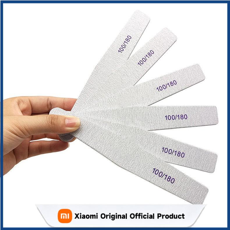 Xiaomi 25Pack Double-Sided Nail Files, Grit Professional Emery Boards for Natural And Acrylic Nails, Reusable Manicure