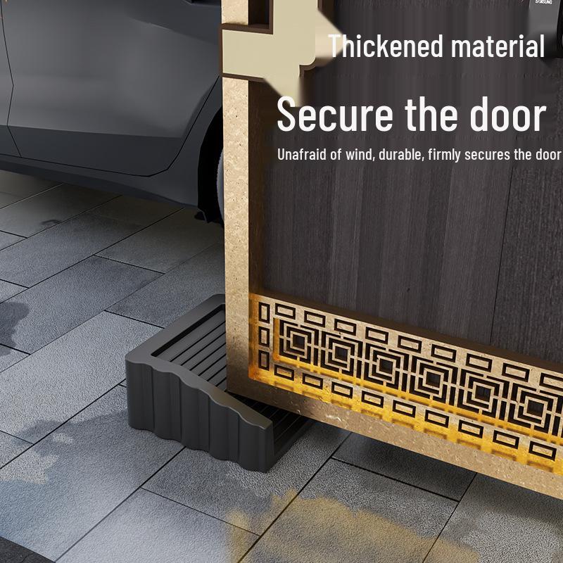 Windproof Door Wedge Stopper: Anti-Collision, Anti-Pinch Door Blocker & Holder