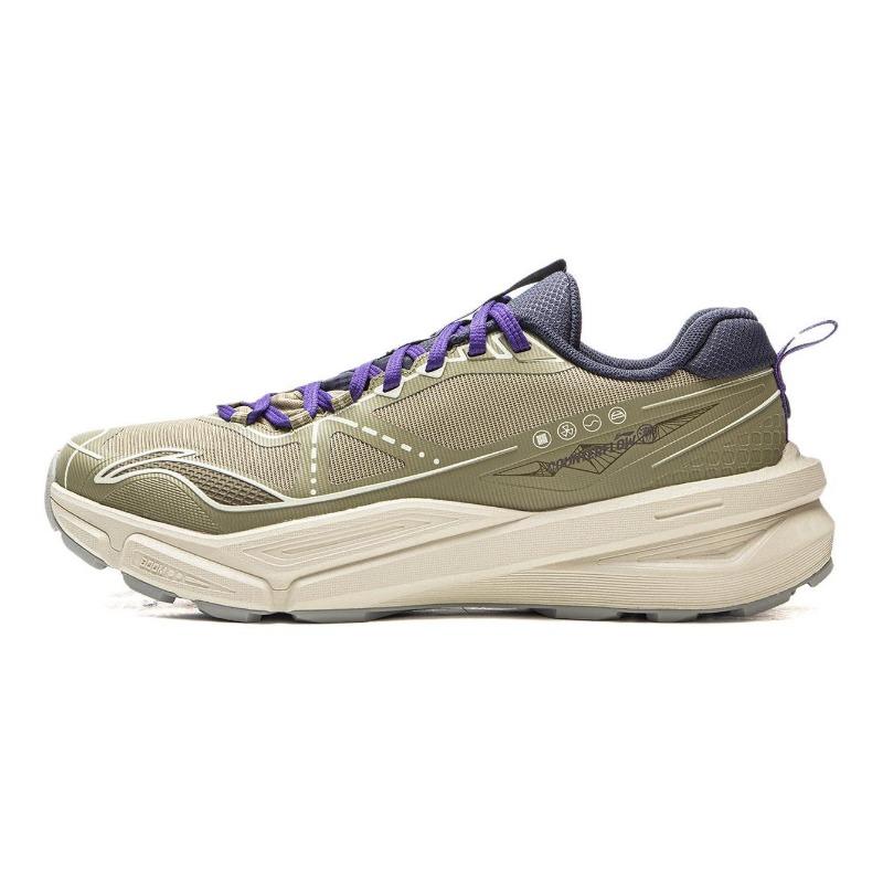 Li-Ning CF XINGLAN Low Top Unisex Hiking Shoes Agarwood Green AHTV027-8 37