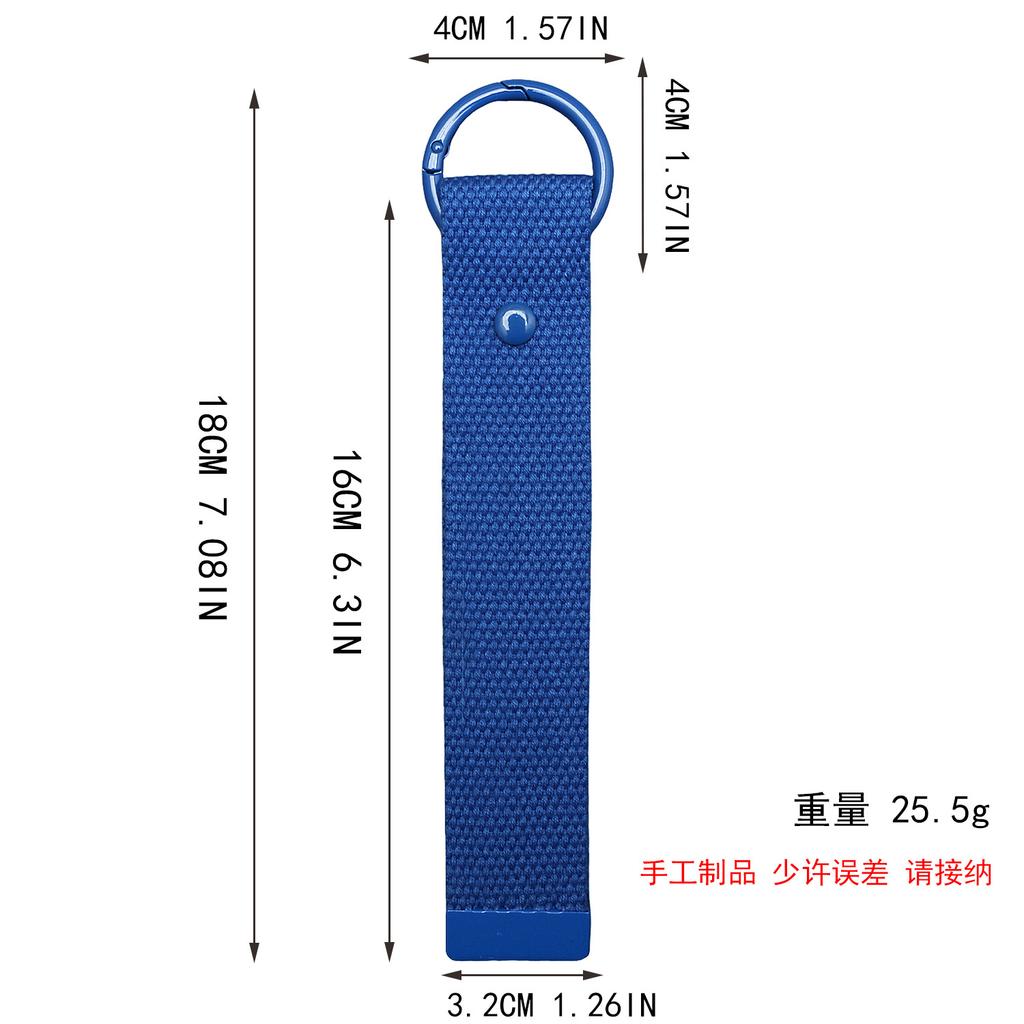 Korean Handmade Webbing Cloth Sticker Diy Pendant Keychain Bag Pendant Dopamine Ins Polyester Pendant
