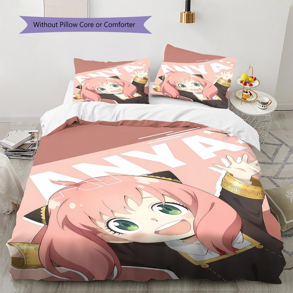 SPY×FAMILY Soft Cozy Duvet Cover, Children Bedding Set Gift, Extra Large Multiple Sizes -HE4