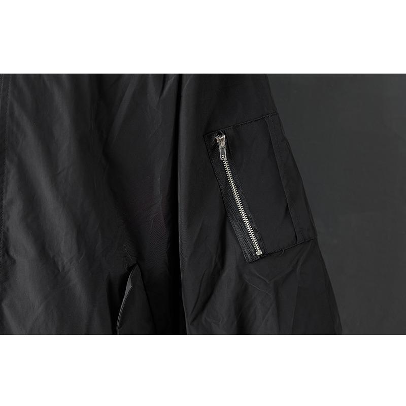 DIMANAF 2025 Plus Size Autumn Winter Plus Size Women Jackets Coat Long Sleeve Casual Loose Outerwear Black Zipper