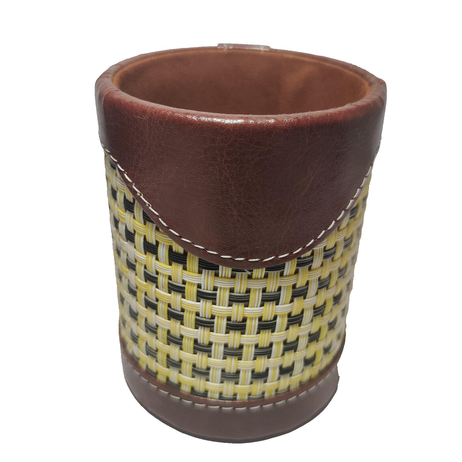 @Leather Multipurpose Pen And Pencil Stand Holder o684 VD-360-60%OFF