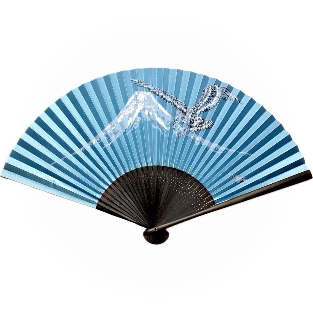 Kyoto Fan One Fuji Two Taka Three Eggplant Kyoto Made in Japan Fan Paper Fan Japanese Accessories Craftsmanship Fuji Hawk Nasubi Personal Gift Gift