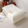 Pair of Pure Cotton Soybean Protein Fiber Pillows - Neck Support for Home, Dorm, Hotel