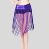 Creative Belly Dance Hip Scarf Glitter Sequins Hip Scarf Skirt Sequin Waist Chain  Women Accessory