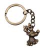 Merry Christmas Keychain Letter Charm Holiday Key Holder 28mm Ring