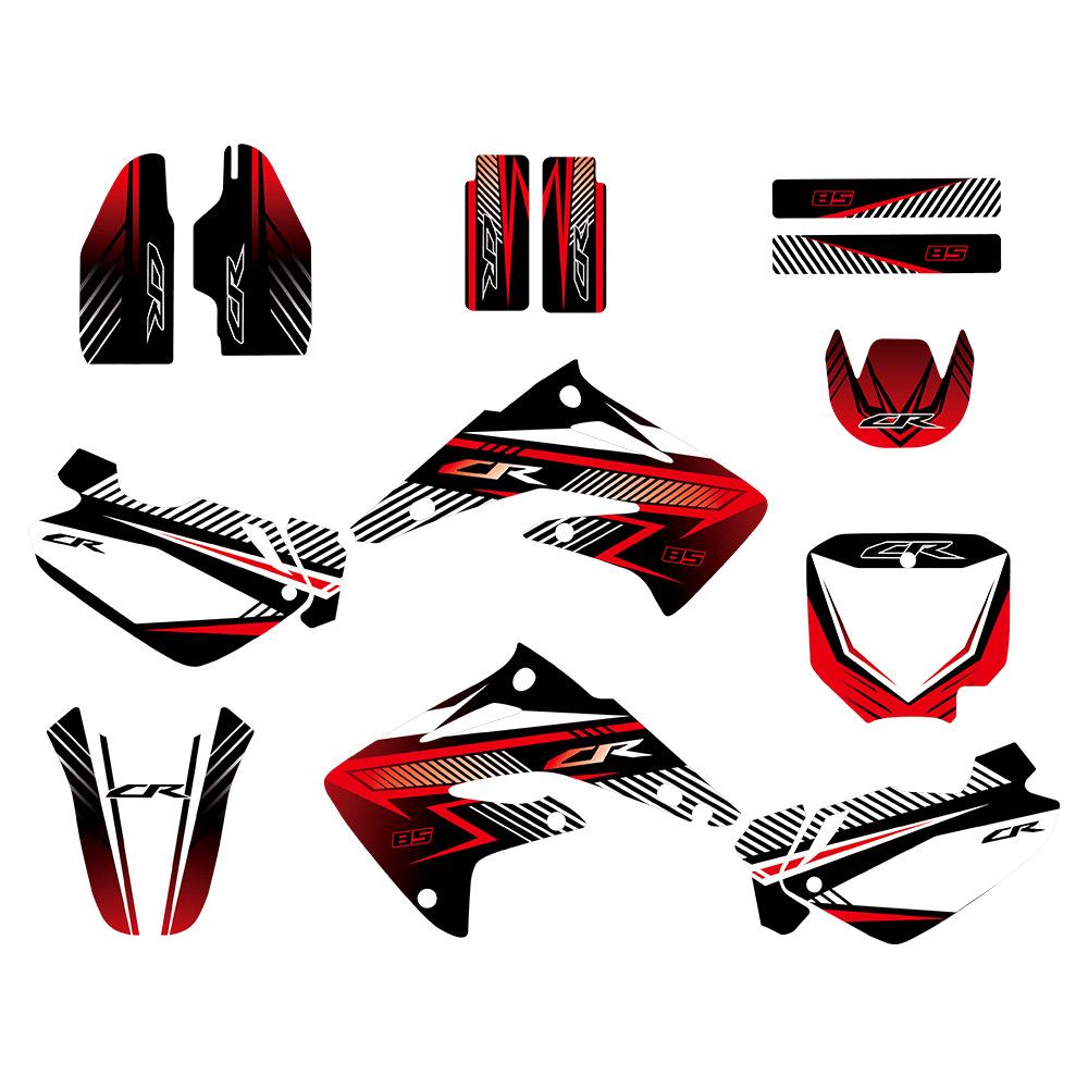 Honda CR85 2003-2012 Off-road Motorcycle Full Sticker Decal Set