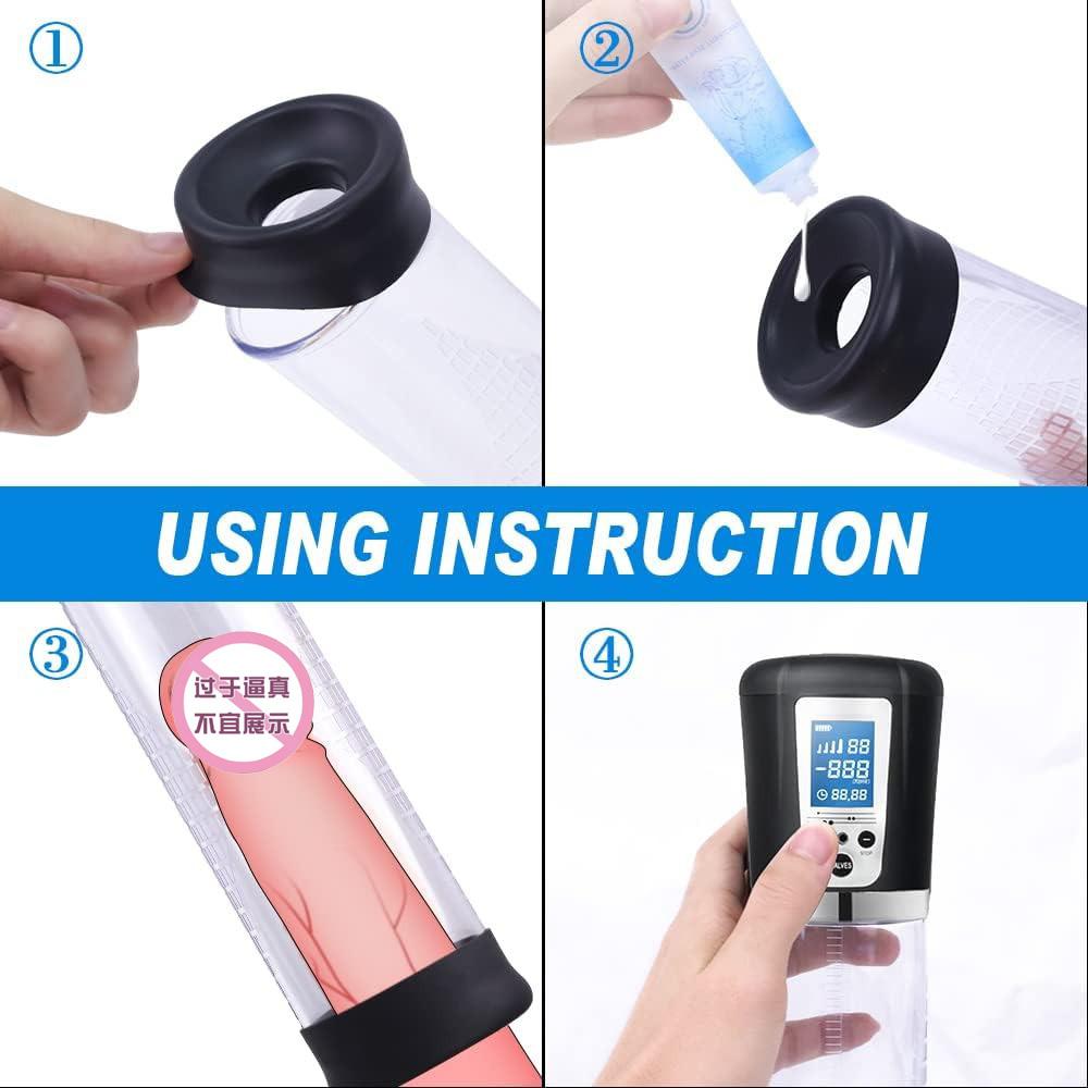 Electric Penis Pump Extension Penis Air Pressure Therapy With Rechargeable Design Penis Extension Sex Machine Penis Extension 18