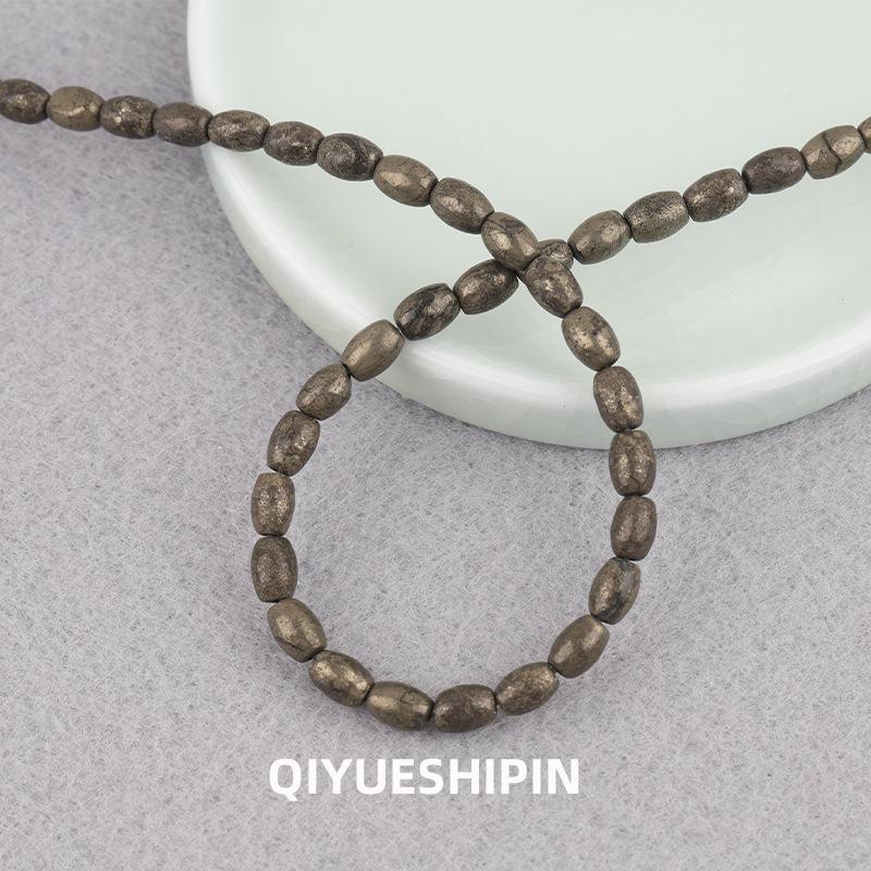 

Натуральный камень Шоушань 4х6 мм, бусины-рис для изготовления украшений своими руками 4x6mm Beads Strand ≈64 pieces