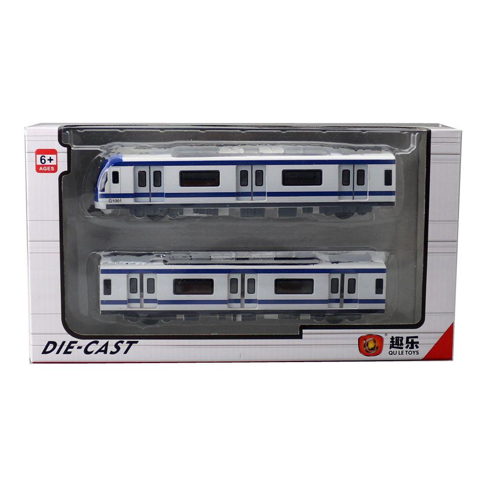 Metro Transit Rail Trains Model Toy Set With Light Sound Effects For Kids Gift