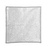 Silver Wire Mesh Dishcloth: Durable, Non-Stick, Easy-Clean Scouring Pad, Single/Double Layer