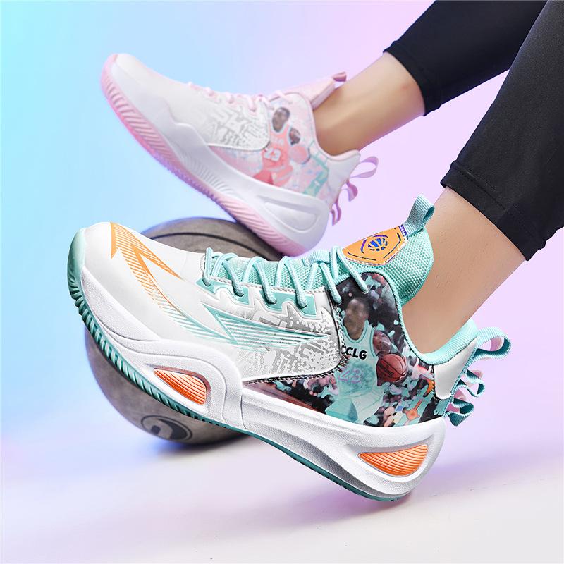 Basketball fashion boys and teenagers students actual basketball shoes boots outdoor sports shoes trendy basketball shoes