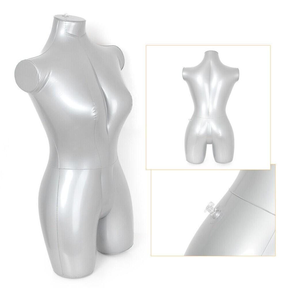 1pc Woman Whole Body With Inflatable Mannequin Fashion Dummy Torso Model Tool