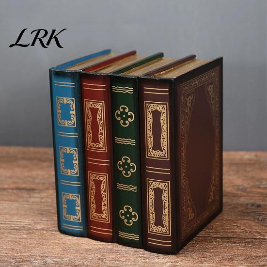 Dekorative Fake-Buch Aufbewahrungsbox, Versteckbox mit Klappdeckel, Hohl, im Vintage-Stil, für Couchtisch, zur Präsentation von Geheimnissen