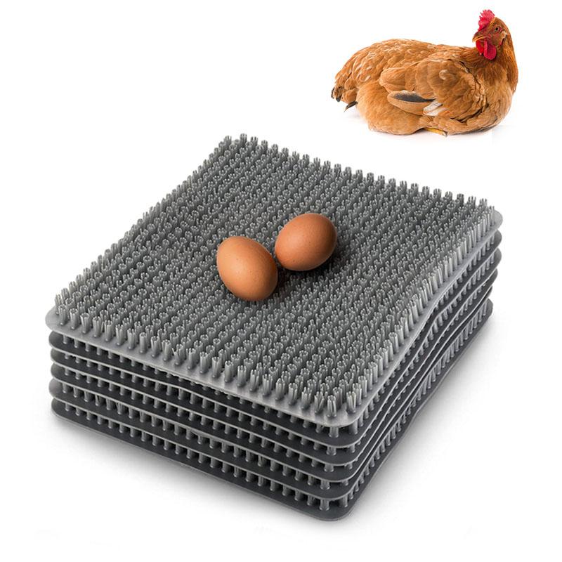 Chicken Nesting Box Pads (6 PACK) | Washable Plastic Nesting Box Liners | Chicken Bedding, Nesting Pads, Chicken Laying Boxes