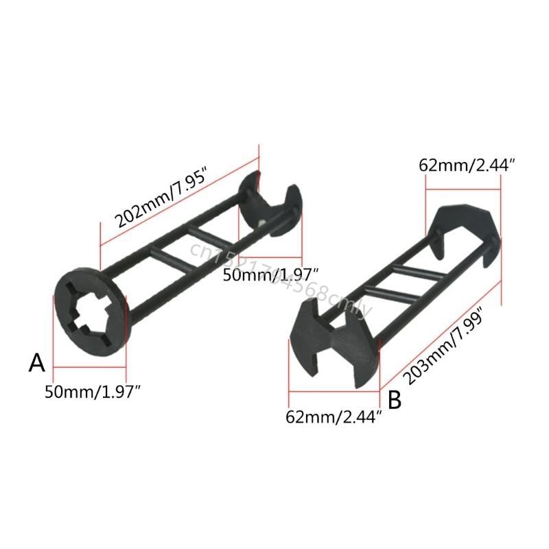 Multifunctional Plumbing Repair Tool Flume Sink Wrench Sink Faucet Plumbing 6XDE