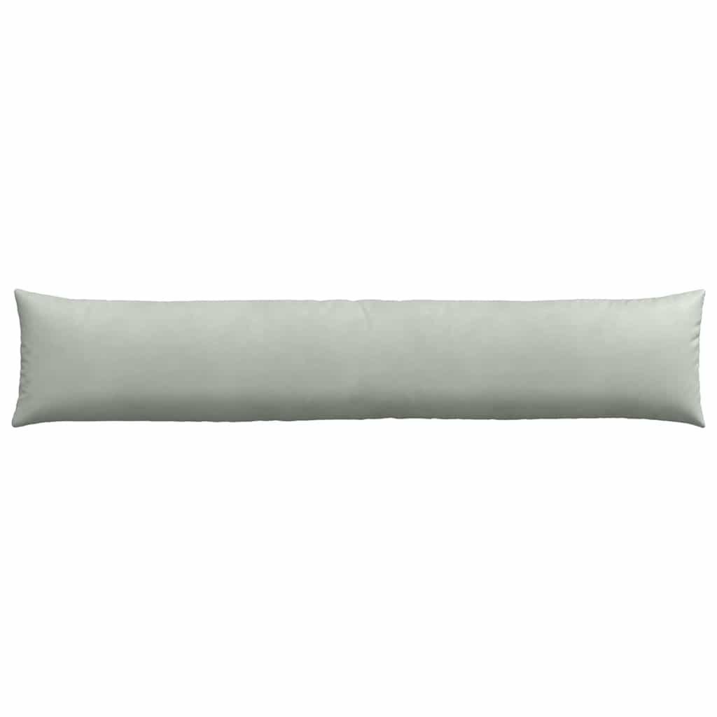 Sofa Cushions 2 Pieces Light Grey 200 X 40 Cm Cord Fabric