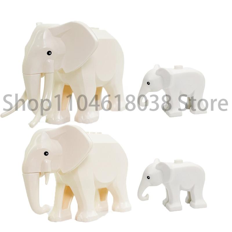City Animal Zoo Farm MOC Building Block Pig Chicken Sheep Crocodiles Panda Dolphin Elephant Gorilla Fruit Eagle Bricks Toys A31