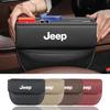 Wzjy7 Leather Car Seat Gap Organizer Box Leak-proof Storage Bag For Wrangler Grand Cherokee Avenger Compass Wagoneer Gladiator
