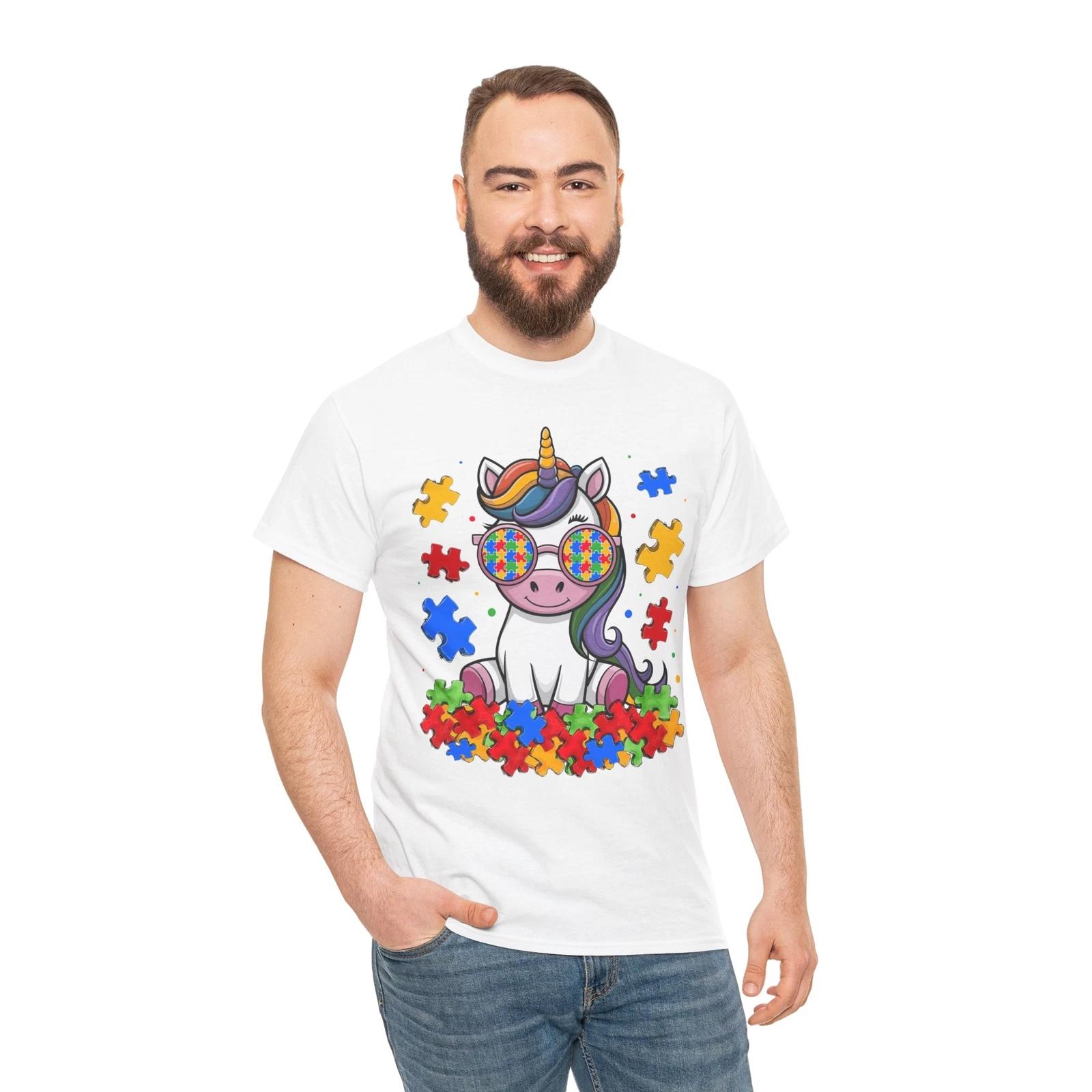 Autism Awareness Unicorn T-Shirt | Cryptozoology T-Shirt | Cryptid Shirt 3XL