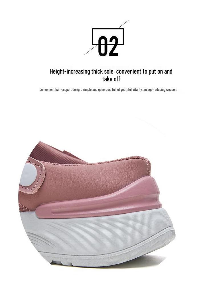 Women's Flyknit Breathable Closed-Toe Casual Mesh Slippers