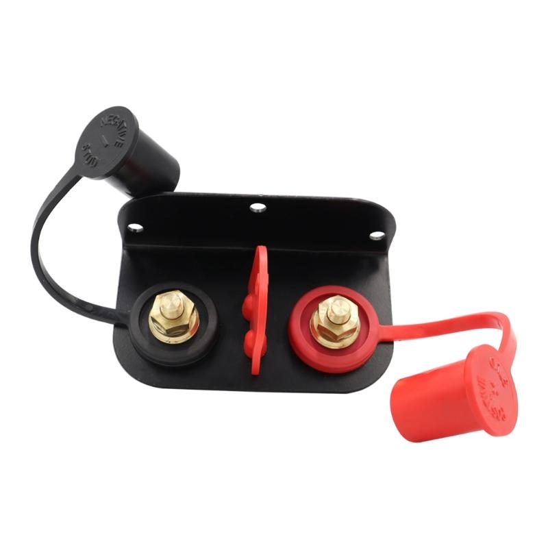 Battery Base Extension Cord Part Junction Post Connector 250Amp 12/24V  Remote Battery Power Kit Auto Accessories