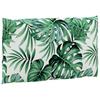 2 Piece Pallet Cushions with Leaf Pattern Fabric