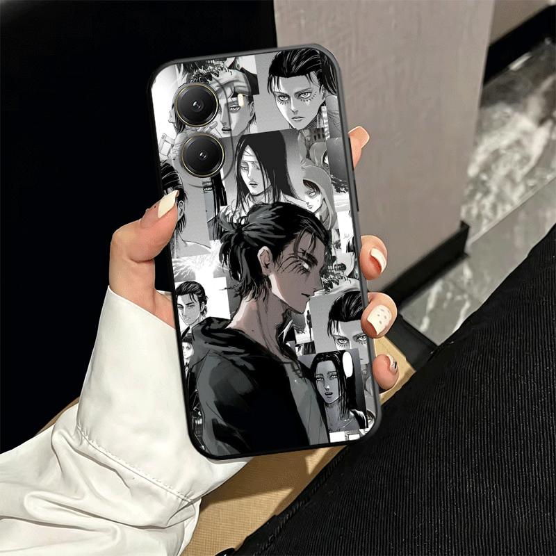 A-Attack On T-Titan Anime Soft Phone Case for Xiaomi Poco X5 X6 X7 X8 Pro Max X3 F7 F8 Ultra M8 M7 M6 M5 Redmi 15 15C 14C 13C 12