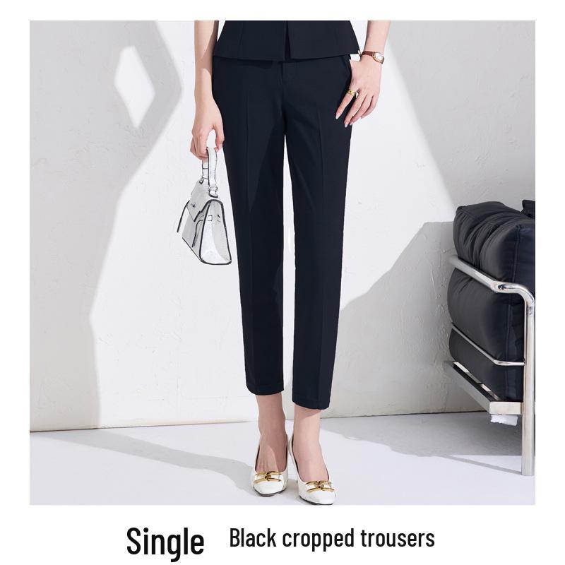 Autumn 2025 Women's Two-Piece Suit: Seven-Sleeve Blazer & Skirt or Dress Set