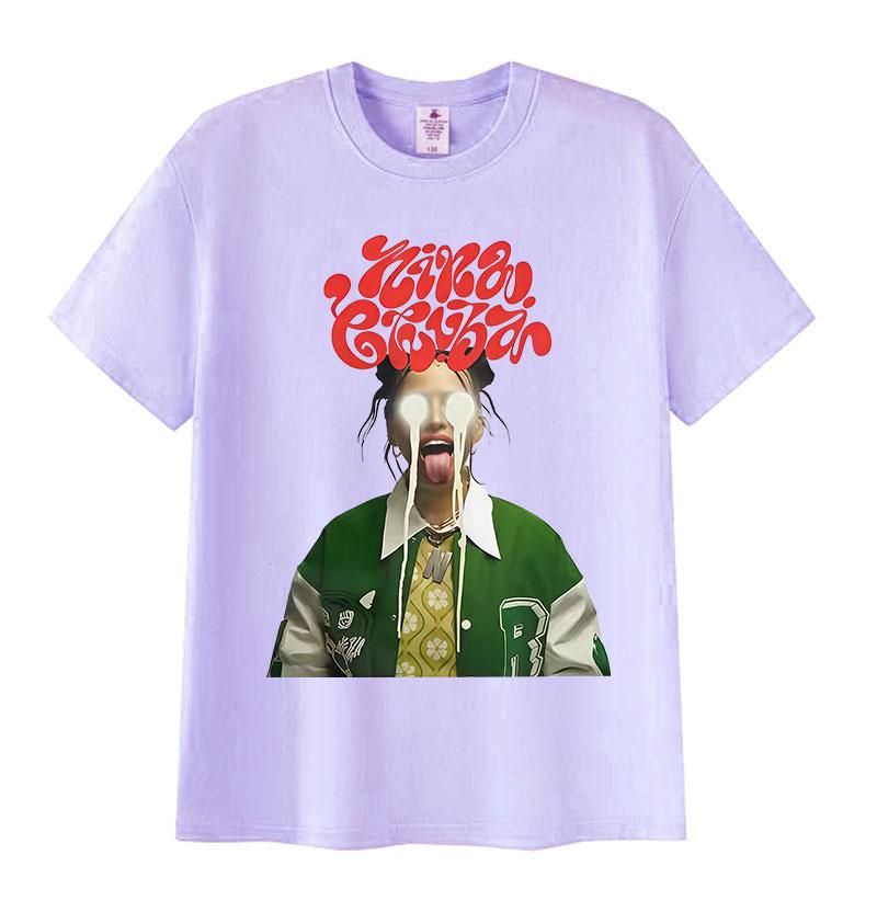 Nina Chuba Arena Album 2025 Merch T Shirt Men Women Fashion Vintage Short Sleeve T-shirts Hip Hop Oversized Cozy Cotton T-shirt