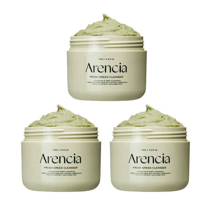 Arencia Rice Cake Fresh Cleanser 120g (Green, Rosehip, Blue Hyssop) (9 Options)