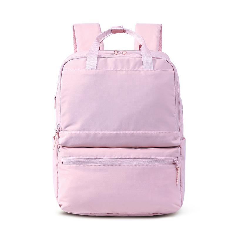 Schoolbag New Multifunctional Large Capacity Backpack Men's and Women's Outdoor Travel Practical and Lightweight Solid Color Versatile Computer 