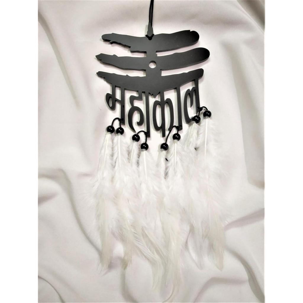 Acrylic Fancy Dream Catchers for Car Hanging Ornament | Elevate Car,Home,Office & Garden Decor | Divine God Elegance | Positive Vibes Mirror Decor