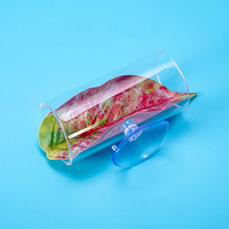 5PCS Acrylic Betta Fish Avoiding Pipes Aquarium Betta Fish Tube Tunnel Small Fish Shrimp Hiding Nest Pipe Fish Tank Decorations