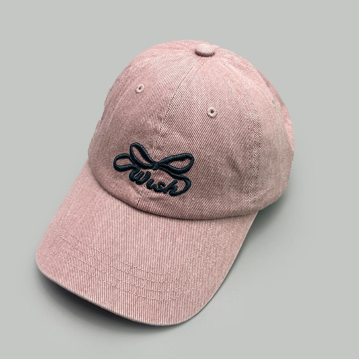 Embroidered Bow Baseball Cap For Men And Women, Simple Sunshade In Spring And Autumn, Cute Casual Versatile Cap 52-60cm