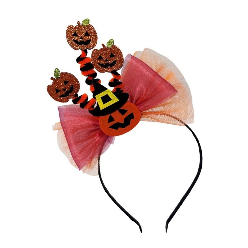 Gothic Bat Devil Hairband Soft Elastic Headwear Hair Hoop For Costume Event Themed Gatherings