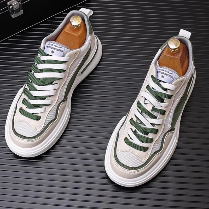 New summer breathable thin mesh running men's thick sole sports casual shoes  daddy shoes Zapatos Hombre a17