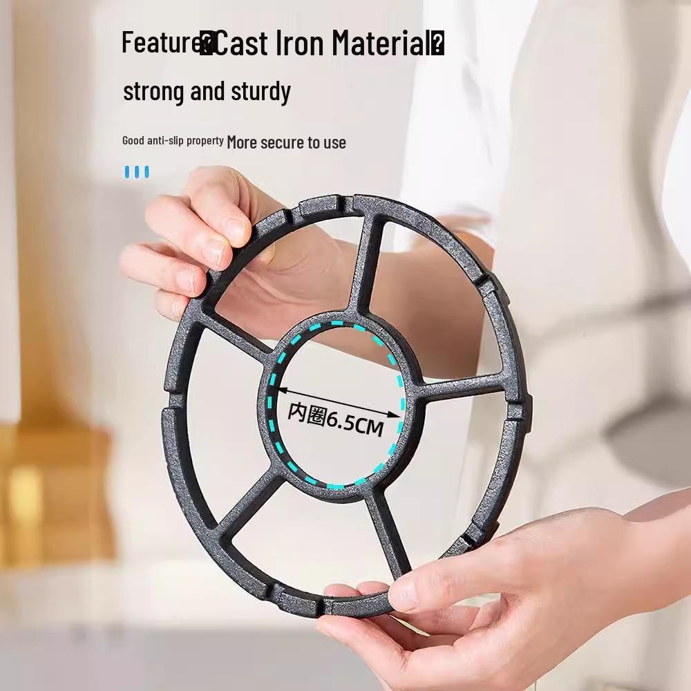 Universal Non-slip Cast Iron Gas Stove Rack for Small Pots and Milk Pots