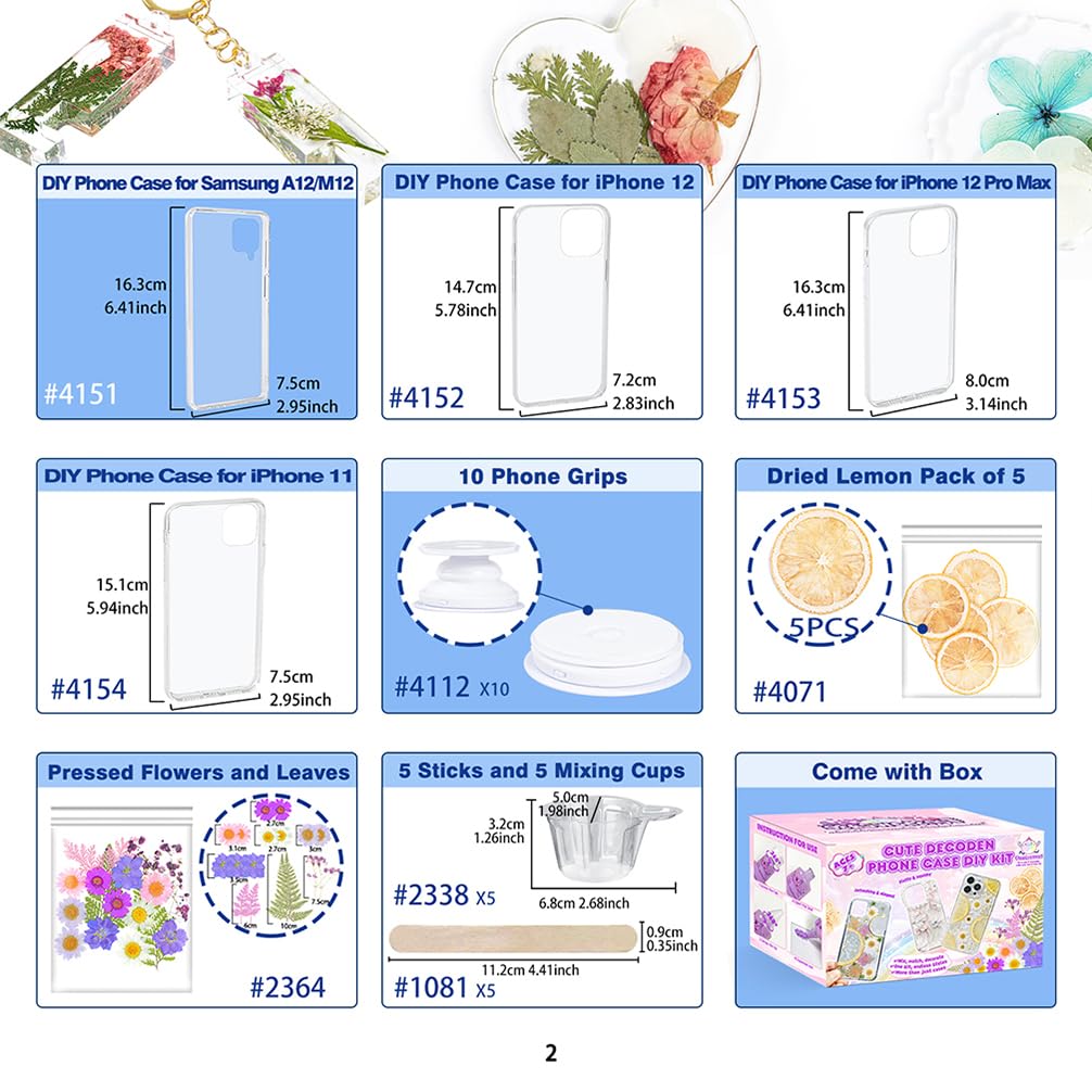 FUNSHOWCASE Deco Whip Set, DIY Parts, Deco Cream, Oshikatsu, Handmade Materials, 36-Piece Kit, Creamy Whip