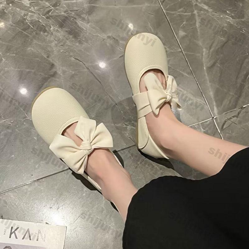 Fashion Women's Loafers 2025 New Spring Summer Soft Sole Fashion Bow-knot Slip on Mary Jane Shoes Lightweight Comfortable Casual Flats