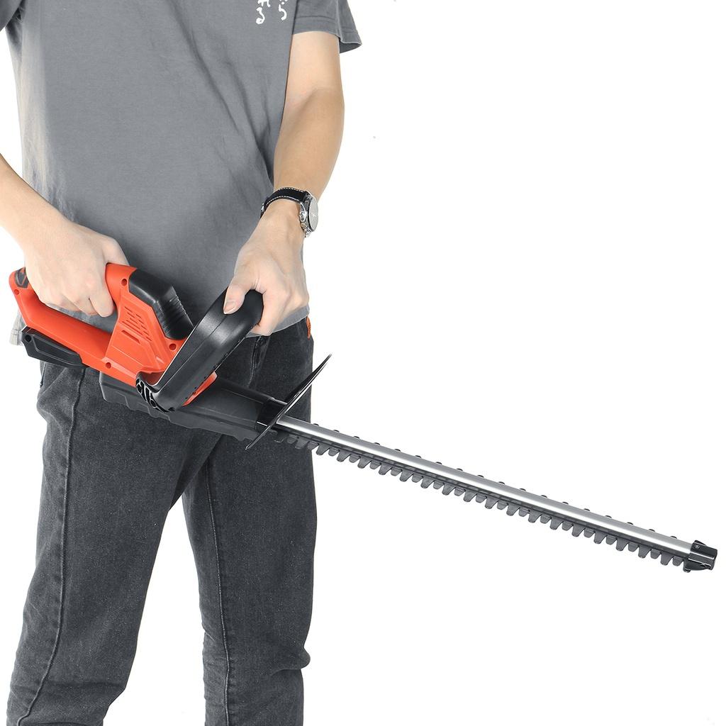20-inch Electric Trimmer Cordless Garden Tools Hedge Trimmer Rechargeable Hedge Trimmers Brushless Power Tool 93*21*9cm