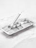 Stainless Steel Ice Cubes Tray 18-Slot Metal Ice Cubes Tray with Easy Release Handle Ice Cubes Maker for Freezer