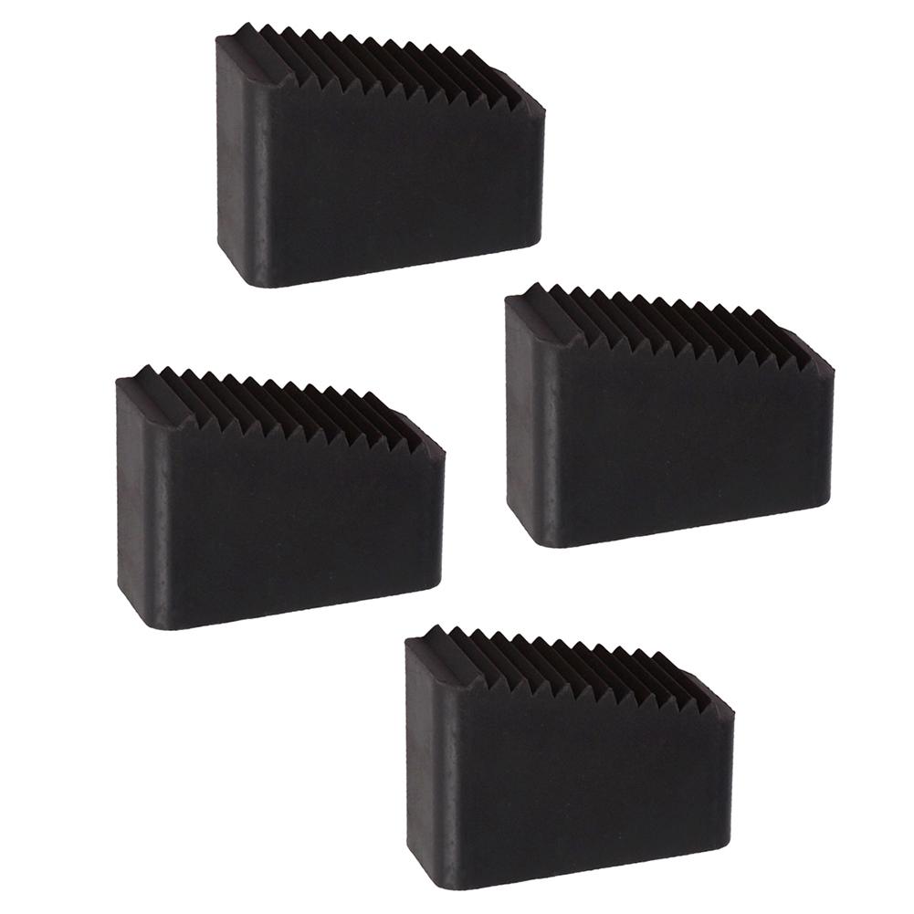 For Home Use For Ladder Maintenance Ladder Foot Covers Rubber Ladder Foot Pads Stability Feet Deep Groove Traction