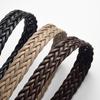 Womens PU Leather Thin Belt With Zinc Alloy Pin Buckle Jeans Casual Office Chic Style