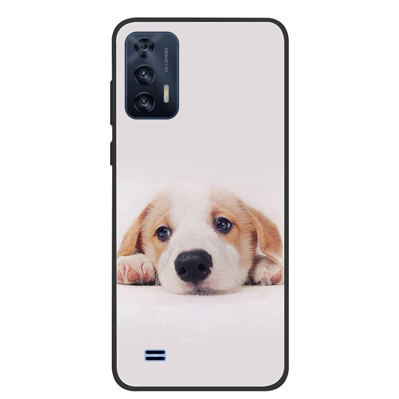 For OUKITEL C31 Case Butterfly Painted Soft Black Silicone Bumper Phone Cover for Oukitel C31 C 31 OukitelC31 Case Coque Fundas